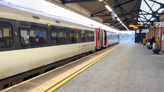 Carmarthen station platform