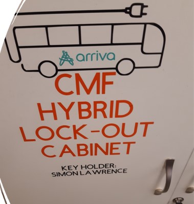 Hybrid lock out cabinet for working with electric vehicles