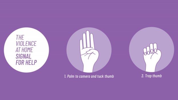 Signal for Help graphic domestic abuse