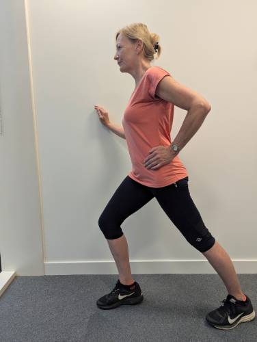 Calf Stretch Gastrocnemius (left leg shown)