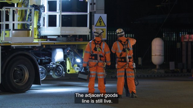 The adjacent goods line is still live - electrical safety story