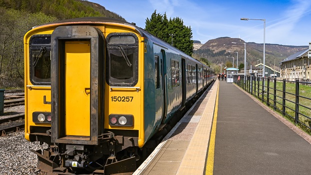 Treherbert station on the Cardiff Valley Lines