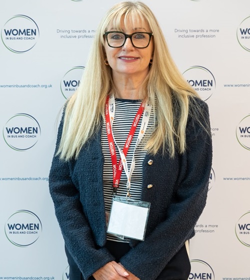 Amanda O'Donoghue at Women in Bus and Coach summit 2025