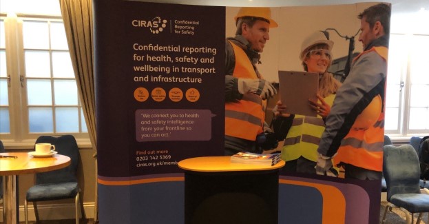 CIRAS confidential reporting stand at Port Skills and Safety conference