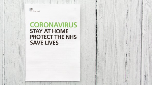 Government leaflet about coronavirus