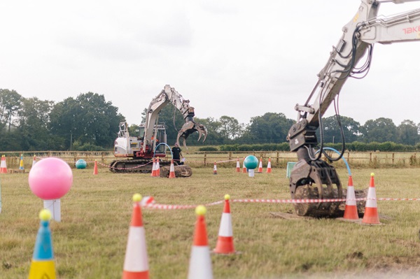 Timber grab Environmental Forestry Ltd safety day