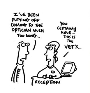 Men's Health Week eyesight cartoon cropped