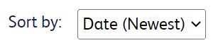 reports search sort by date