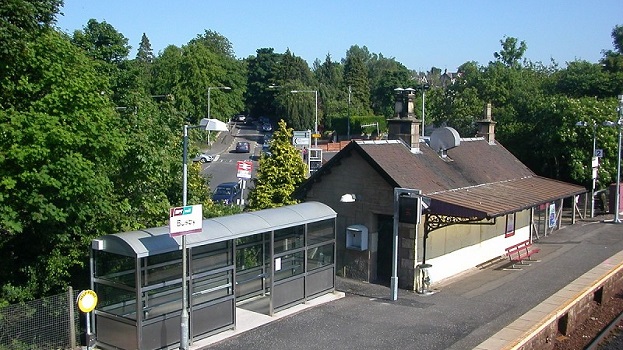 Busby Station
