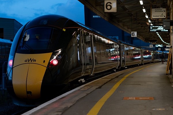 GWR intercity express train at exeter