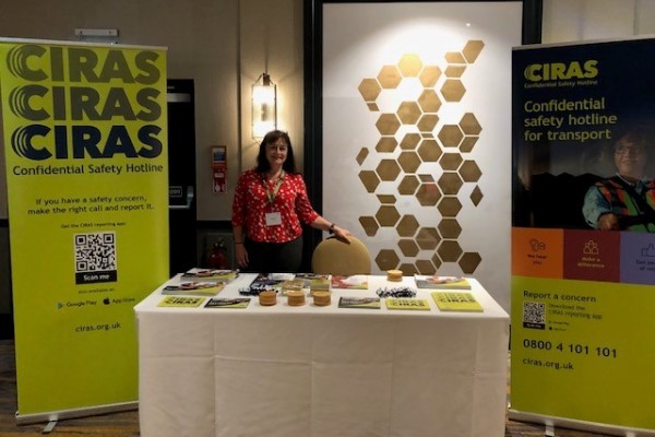 CIRAS stakeholder manager Sue Gray at IOSH railway conference 2024