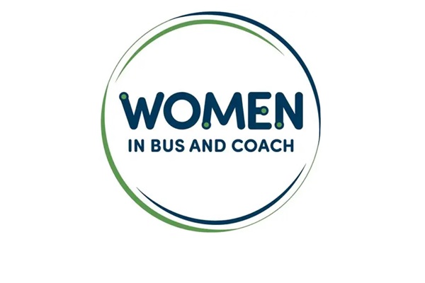 women in bus and coach logo