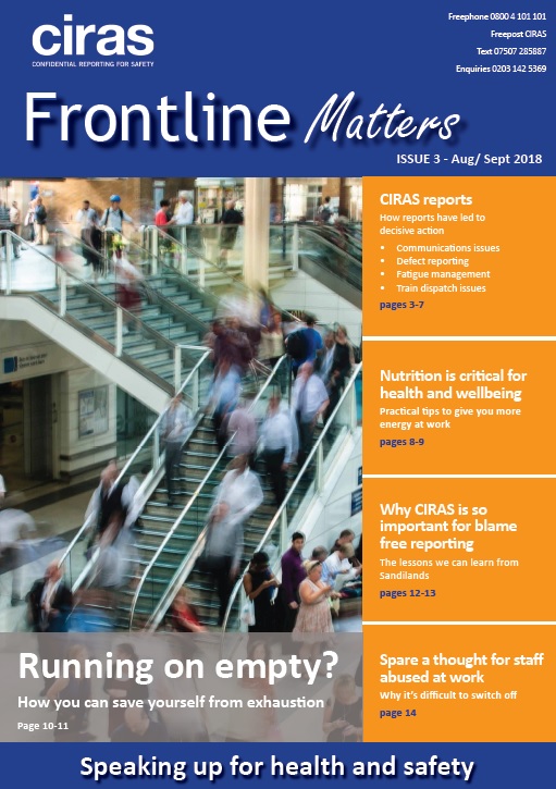 Front cover of Frontline Matters issue 3