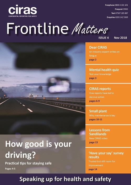 Front cover of Frontline Matters issue 4