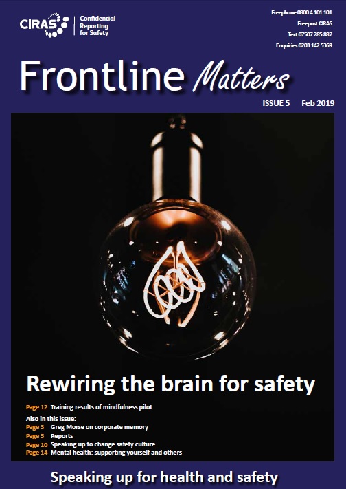 Front cover of Frontline Matters issue 5