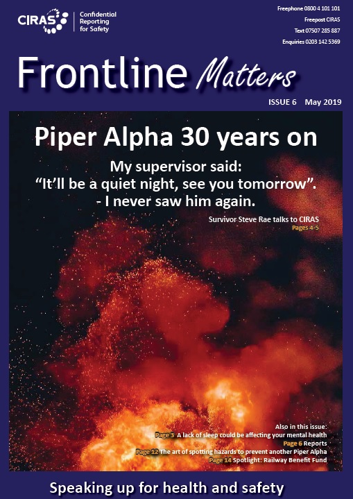 Front cover of Frontline Matters issue 6