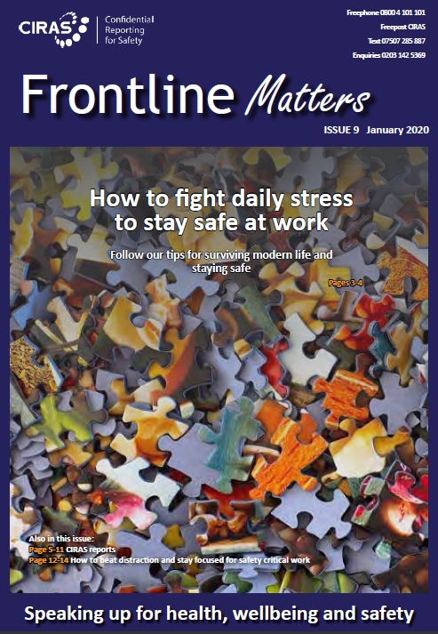 Front cover of Frontline Matters issue 9