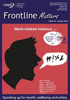 Frontline Matters newsletter issue 23 front cover